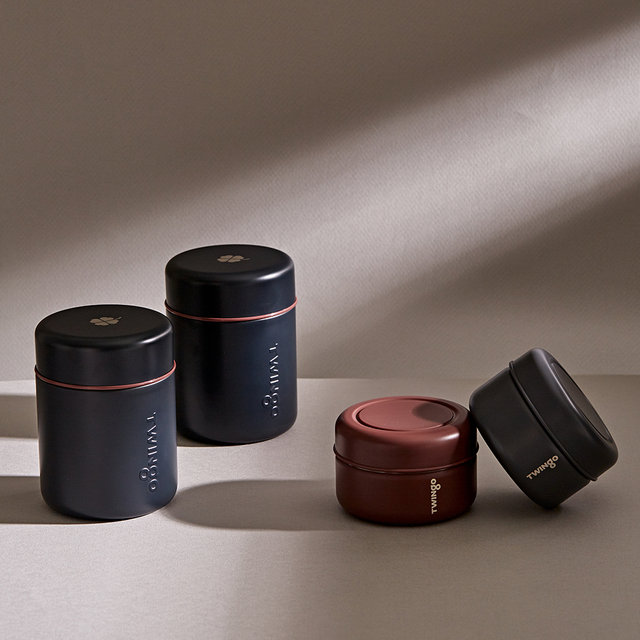 트윙고 클로버 보온도시락 5종 세트 1420ml 소프트블랙