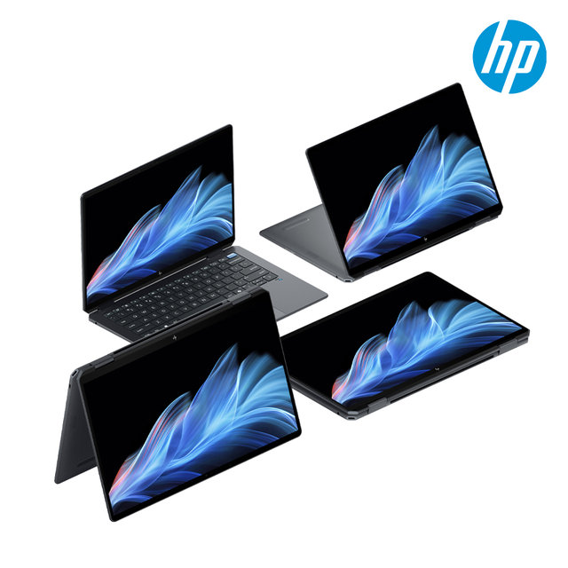 [최종205만/마우스 증정] HP 옴니북 울트라 플립 14-fh0010tu 노트북 15세대 Ultra 7-258V/2.8K OLED/32GB/1TB/윈도우11 터치 2IN1 노트북
