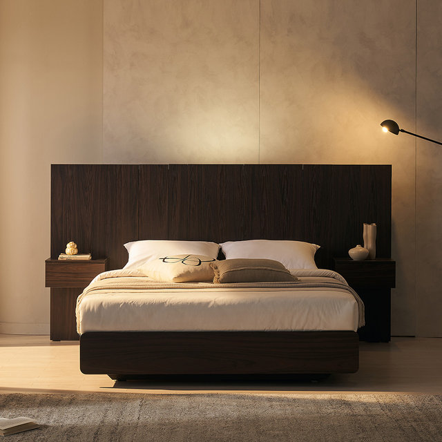 [비밀특가] 까르뎅차콜 E0등급 LED 호텔 평상형 침대프레임 퀸 Q