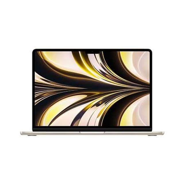 맥북에어 13 M2, 8코어 CPU, 8코어 GPU, 16GB RAM, 256GB SSD - 스타라이트 [MC7W4KH/A]