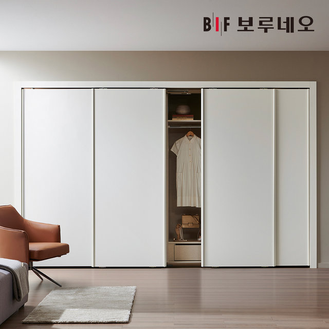 E0 PET 나비드 슬라이딩 붙박이장 300cm