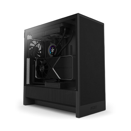 NZXT H5 Flow V2 미들타워 케이스 매트 블랙