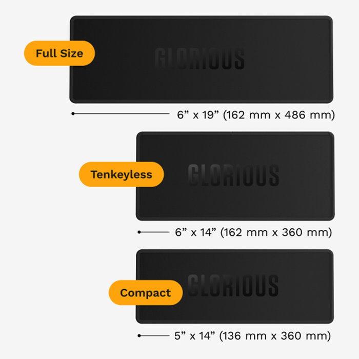 글로리어스 글로리어스 GLORIUS 키보드 매트 65% 75% 100% 배열