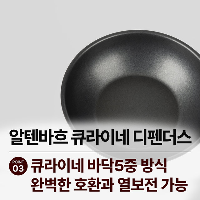 [비밀특가] 디펜더스 프라이팬 인덕션 스테인레스 후라이팬 24웍