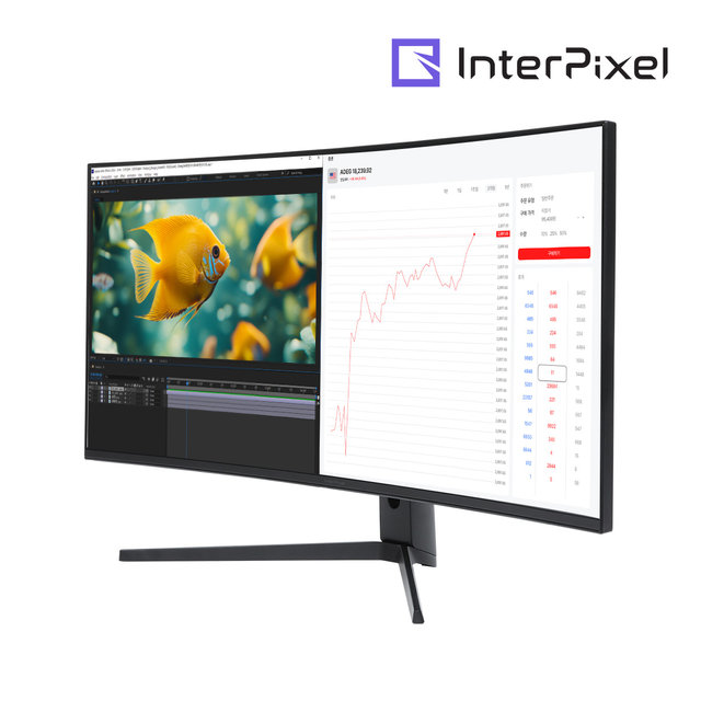  IPU4010 WUHD 5K NANO IPS 75Hz 100.859cm 무결점 울트라와이드 모니터 KVM스위치 높이조절 지싱크호환 프리싱크 HDR PIP PBP 