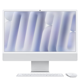 아이맥 24 M4, 10코어 CPU, 10코어 GPU, 24GB RAM, 512GB SSD - 실버 [MCR24KH/A]