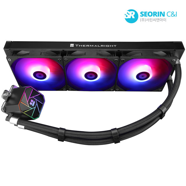 [서린공식] Thermalright AQUA ELITE 360 ARGB V3 벌크 서린 (블랙)