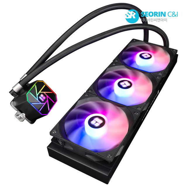 [서린공식] Thermalright AQUA ELITE 360 ARGB V3 벌크 서린 (블랙)
