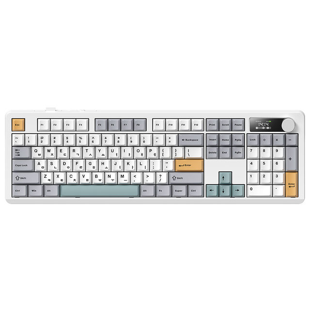 아콘 archon AK74 104키 유무선 기계식 키보드 노브 / LCD / 풀배열 메카닉_저소음 피치축 V3