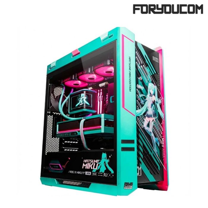 FORYOUCOM 한정판매 / 하츠네미쿠 에디션 9800X3D RTX5080 RAM 32GB SSD 1TB 조립PC 4K 게이밍 컴퓨터 데스크탑 2400