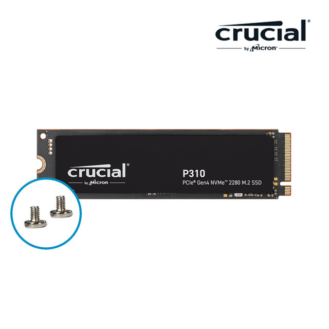 -공식- 마이크론 Crucial P310 2TB M.2 NVMe SSD 대원CTS (GEN4/QLC/5년)