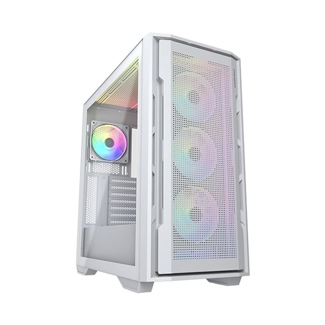 COUGAR UNIFACE RGB 화이트 (미들타워)