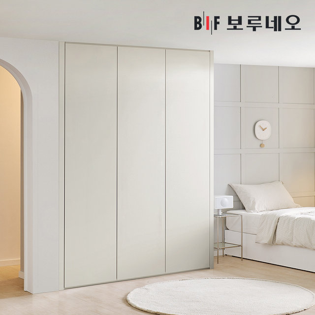200cm 레스 무몰딩 여닫이 작은방 붙박이장