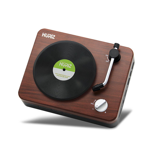 휴라이즈 레트로 미니턴 턴테이블 블루투스 스피커 [HR-minTurn HR-MINITURN