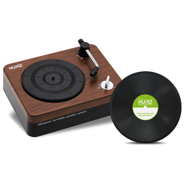 휴라이즈 레트로 미니턴 턴테이블 블루투스 스피커 [HR-minTurn HR-MINITURN