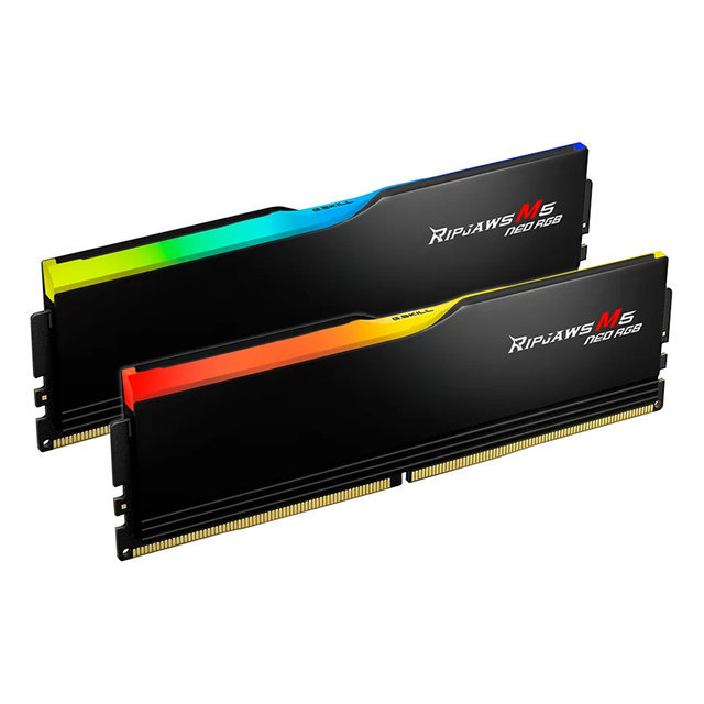 [서린공식] 지스킬 DDR5-6000 CL28 RIPJAWS M5 NEO RGB 블랙 패키지 (32GB(16Gx2))