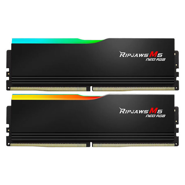 [서린공식] 지스킬 DDR5-6000 CL28 RIPJAWS M5 NEO RGB 블랙 패키지 (32GB(16Gx2))