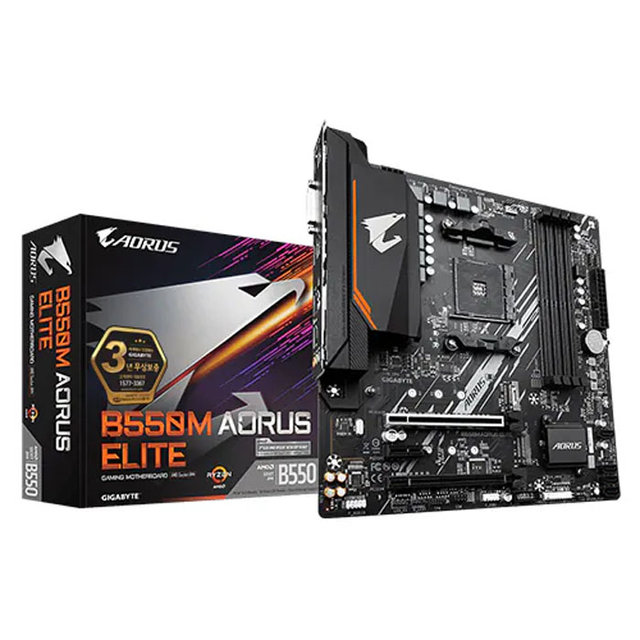 GIGABYTE B550M AORUS ELITE 제이씨현./