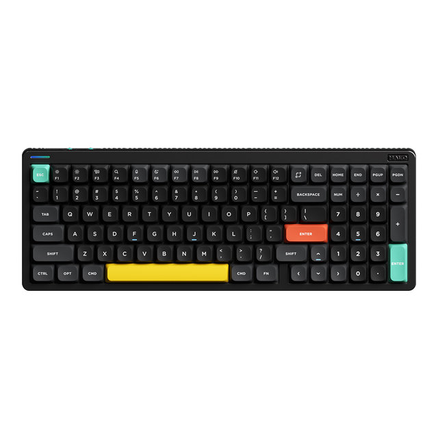 NUPHY Halo96 V2 기계식 키보드 민트축 블루투스 유선 무선