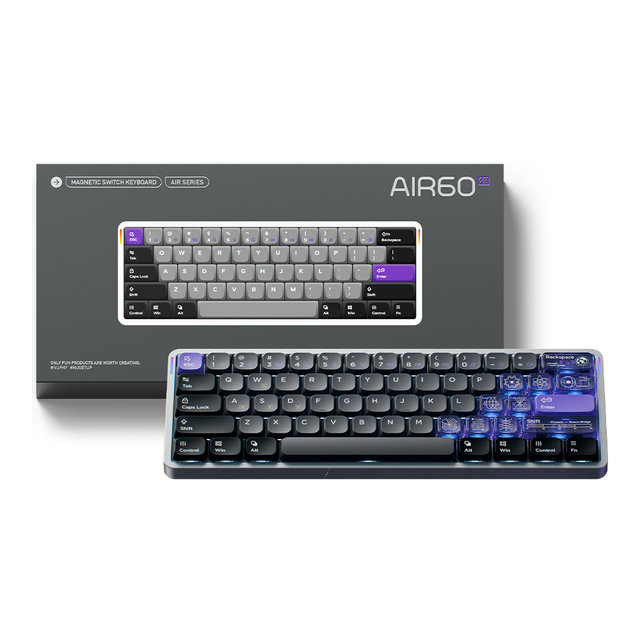 NUPHY AIR60 HE 제이드프로 자석축 기계식키보드 래피드 트리거 게이밍