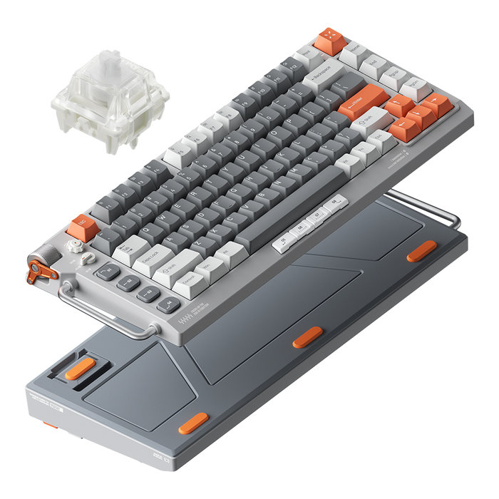 NUPHY NUPHY Field75 HE 화이트 자석축 기계식키보드 래피드 트리거 게이밍