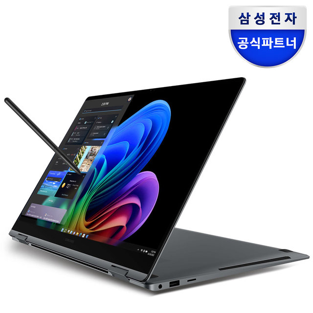 삼성전자 갤럭시북5 프로 360 NT960QHA-K51A 루나레이크 울트라5 16GB 512GB WIN11 2IN1 S펜 태블릿 노트북