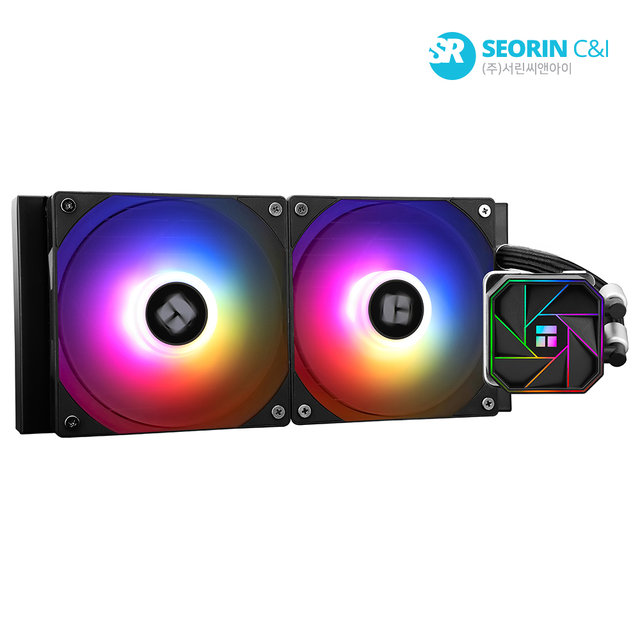 [서린공식] Thermalright AQUA ELITE 240 ARGB V3 벌크 서린 (블랙)