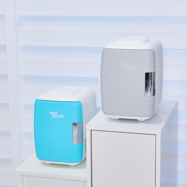 미니짱 미니 냉장고 소형 원룸 음료 레트로 차량용 온장고 mz-04