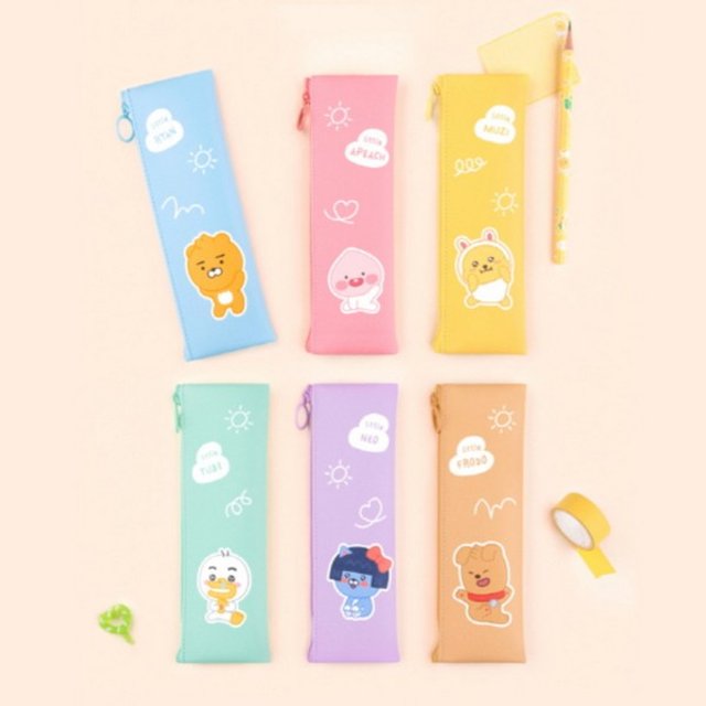 카카오프렌즈 러블리 미니 플랫 필통 리틀프로도