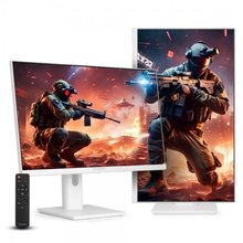 기타브랜드 크로스오버 27GUA950 Fast-iPS UHD4K PD65 화이트 멀티스탠드 무결점