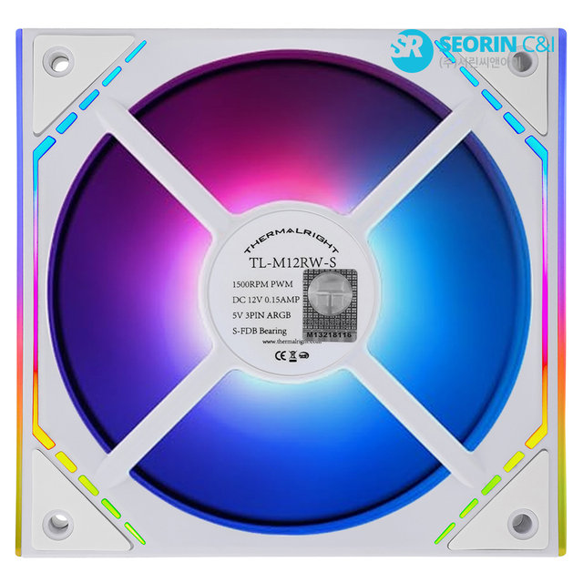 [서린공식] Thermalright TL-M12RW-S ARGB 서린 1팩