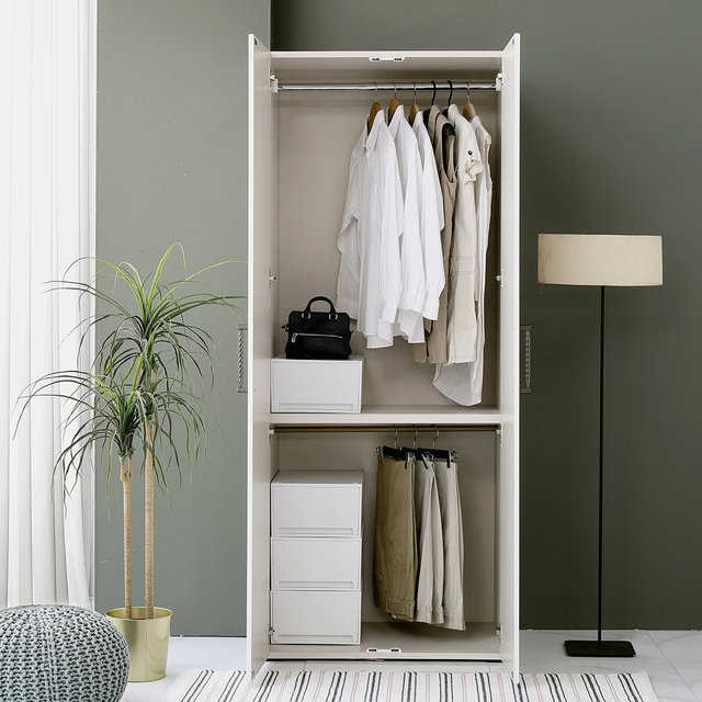 [위즈홈] 밀크비 틈새 수납 서랍장 /와이드