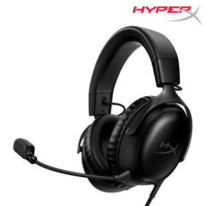 하이퍼엑스 클라우드3 유선 게이밍 헤드셋 / 블랙