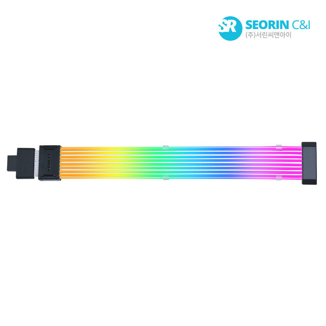 [서린공식] LIAN LI STRIMER WIRELESS 12V-2X6 케이블 (PW16-81W, 0.34m) 컨트롤러 미포함