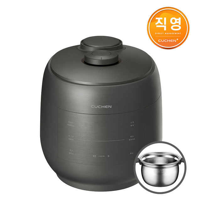 [고효율가전] 쿠첸 그레인 10인용 올스테인리스 IH전기압력밥솥 CRT-UPDS1070B