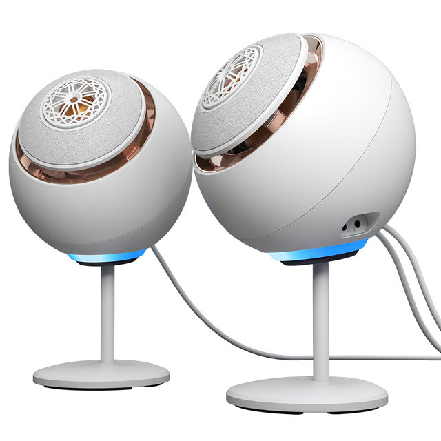 [크리에이티브] PEBBLE NOVA 코엑셜 드라이버 RGB 2채널 프리미엄 스피커 (블랙/화이트)