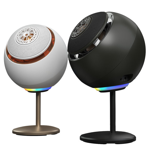 [크리에이티브] PEBBLE NOVA 코엑셜 드라이버 RGB 2채널 프리미엄 스피커 (블랙/화이트)