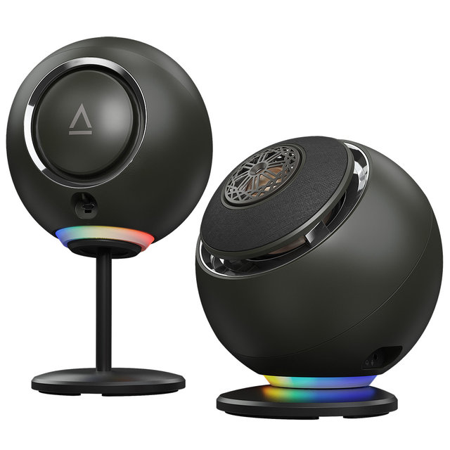 [크리에이티브] PEBBLE NOVA 코엑셜 드라이버 RGB 2채널 프리미엄 스피커 (블랙/화이트)