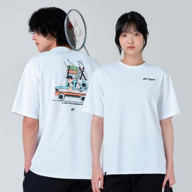 요넥스 251TS045U 남여공용 반팔 티셔츠 오버핏 YONEX-2025SS