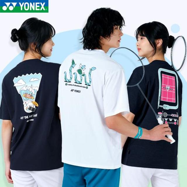 요넥스 251TS045U 남여공용 반팔 티셔츠 오버핏 YONEX-2025SS