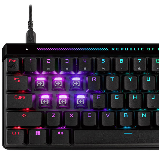 [에이수스] ROG FALCHION ACE HFX 8000Hz, 래피드 트리거 키보드