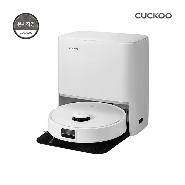 쿠쿠 파워클론 로봇청소기 All Clean 올인원 스테이션 CRVC-BNLAC0520W