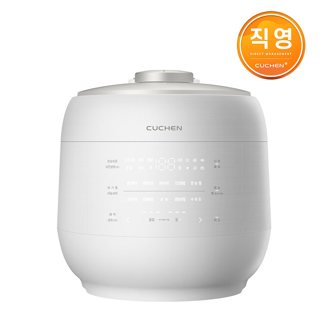 [고효율가전] 쿠첸 그레인 10인용 올스테인리스 IH전기압력밥솥 CRT-UPDS1071W