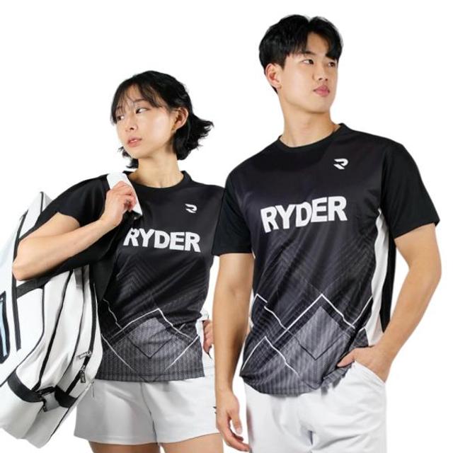 라이더 2025R-3 남성 여성 배드민턴 반팔 티셔츠