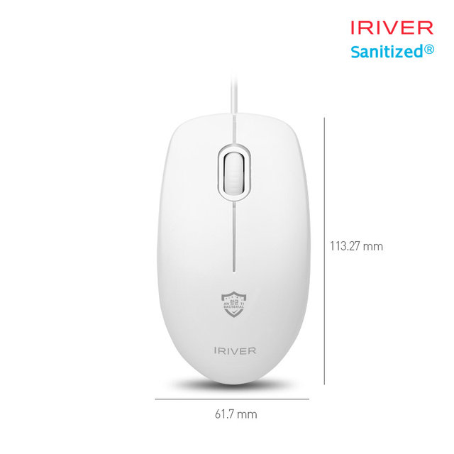 아이리버 Medic-M1 항균 저소음 유선 무소음 마우스