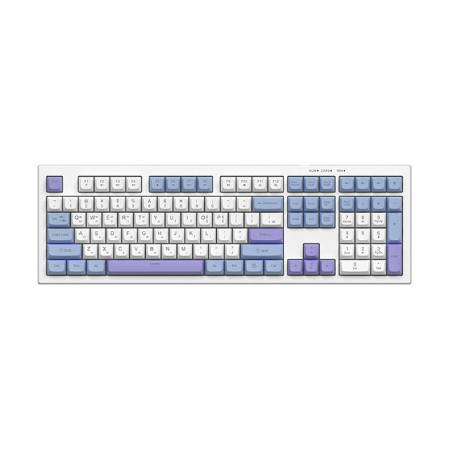 COX CMK108 저소음 멤브레인 키보드 바이올렛