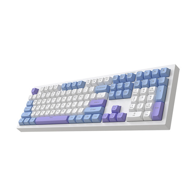 COX CMK108 저소음 멤브레인 키보드 바이올렛
