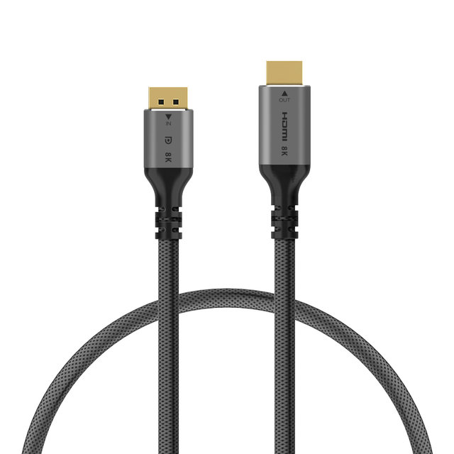 넥스트유 ZDPHC8421-8K 케선화 8K60 DP1.4 to HDMI2.1 케이블 1M