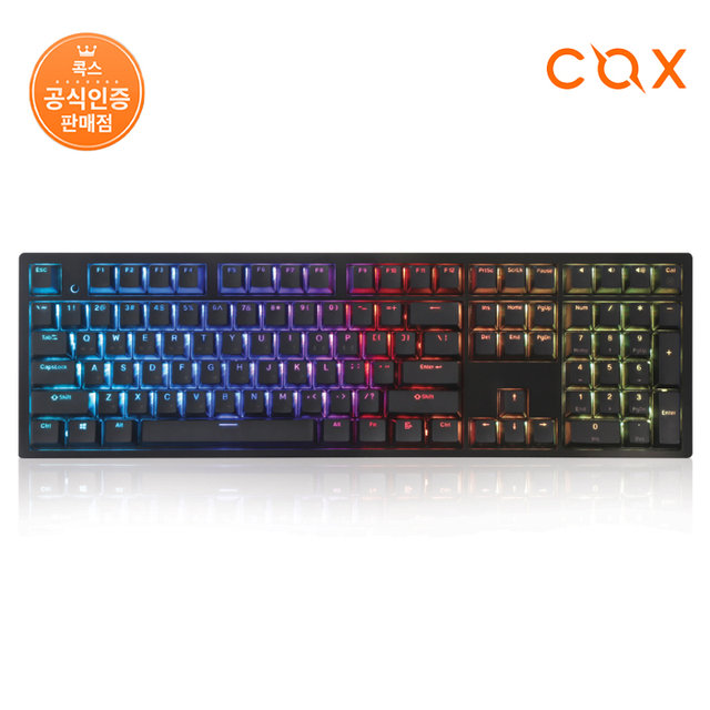COX 엠프리스 RGB PBT 완전방수 무접점 키보드