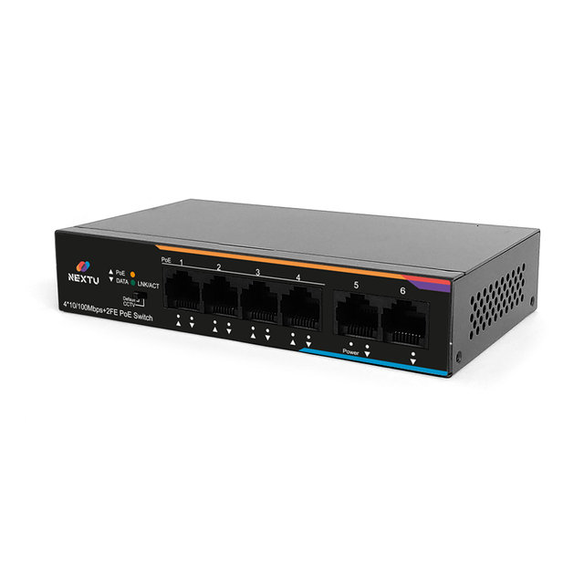 넥스트유 NEXT-POE306EF 4포트 100메가 POE A768스위칭허브